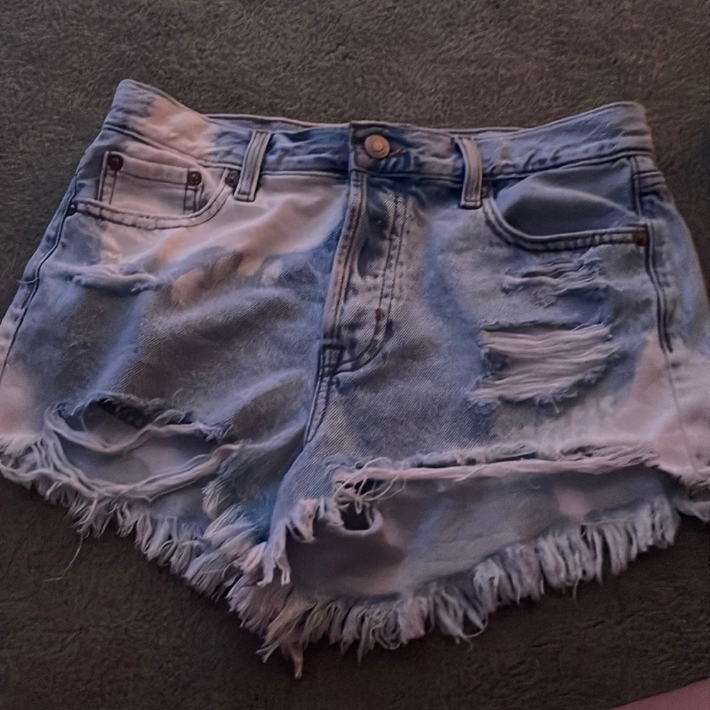 aeropostle size 2 light blue and white